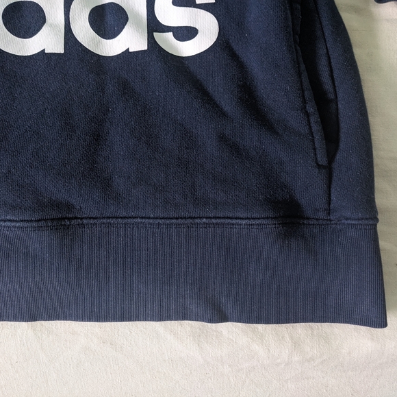 Adidas Hoodie Trefoil Logo, Size M, Navy Blue - Picture 6 of 6